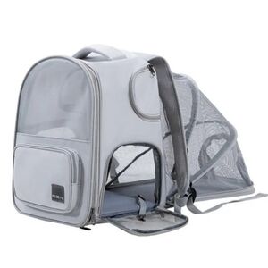 Pet Carrier Backpack in Gray